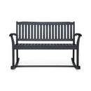 Baxter Rocking Loveseat - Dark Gray