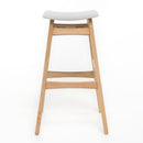 Modern Bar Stool Set With Upholstered Seating
