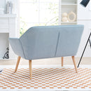 50" width Loveseat sofa - Ergonomic with pillow