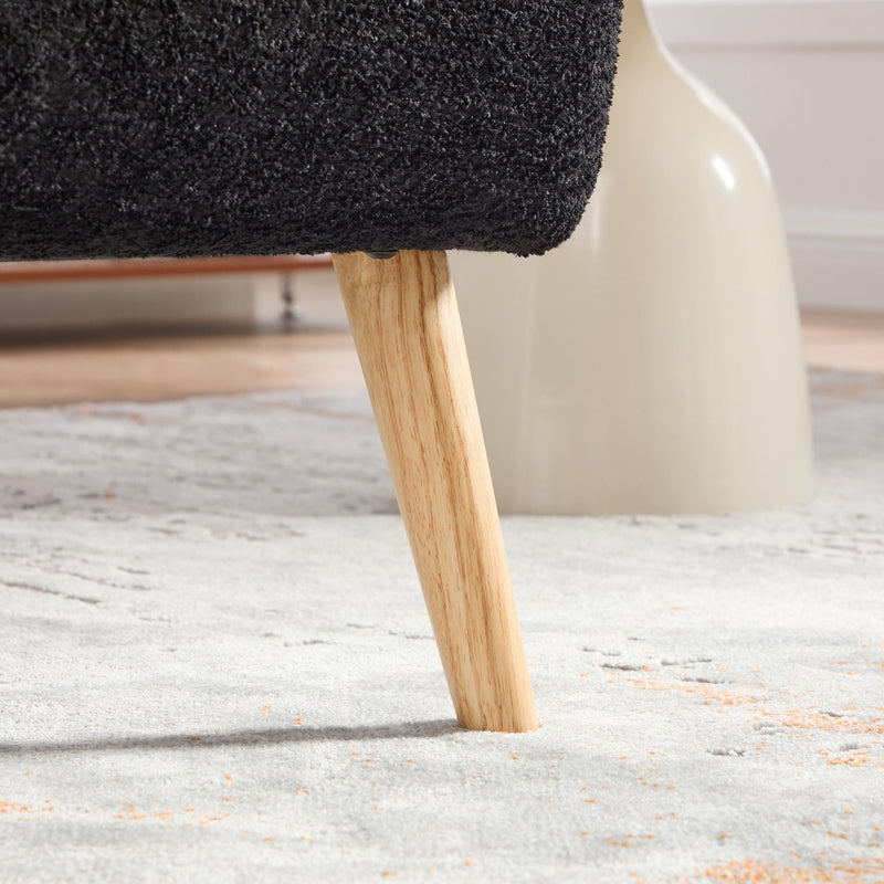 Upholstered Armless Accent Chair, photo 13 of 15