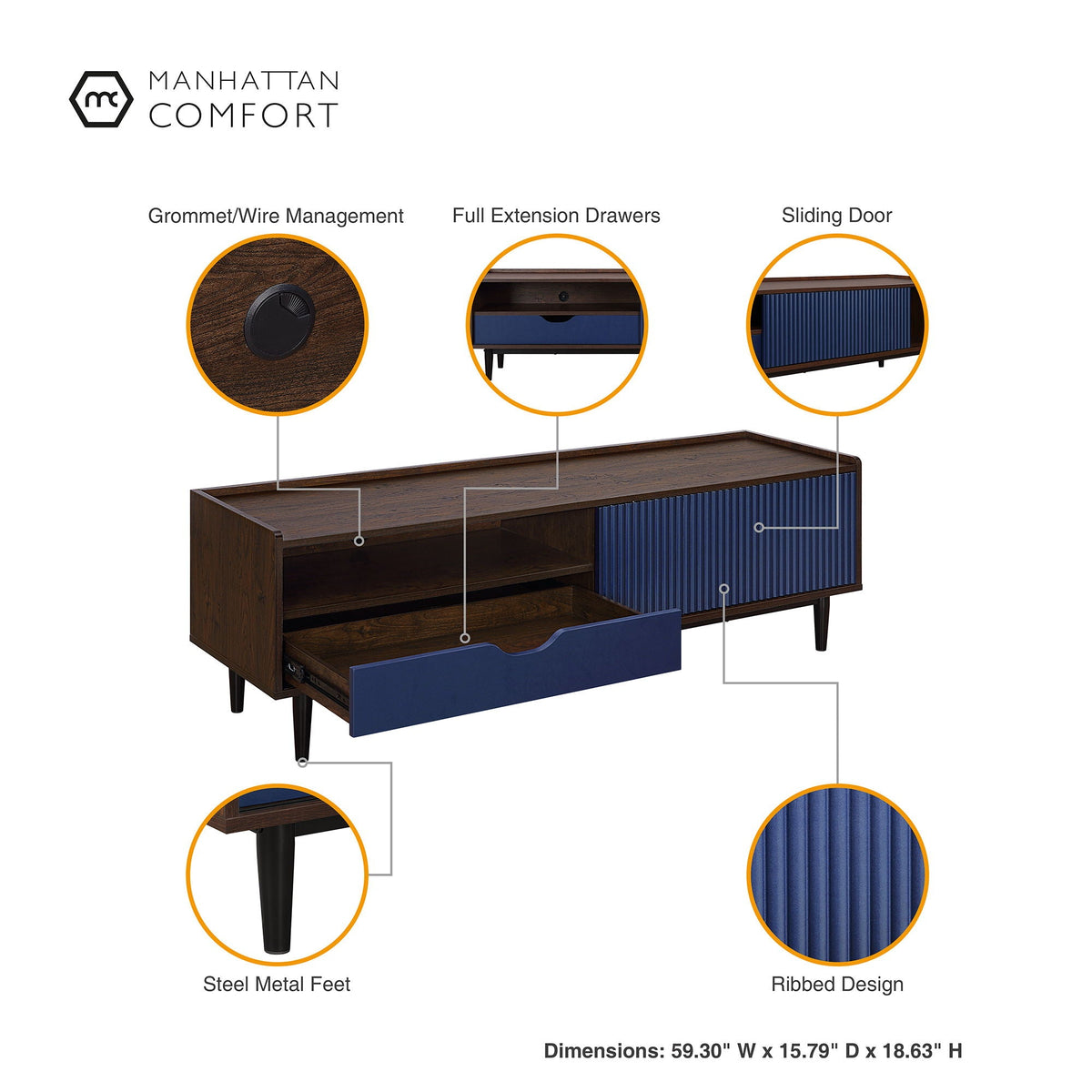 Duane - Fluted TV Stand, photo 20 of 24