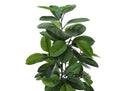 52" Tall Artificial Rubber Tree Plant - Indoor Faux Greenery by HouseOfZazla