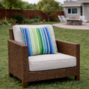 2 Pack Outdoor Throw Pillows - Waterproof & Fade-Resistant