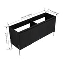 Freestanding Bathroom Vanity & Soft Close Cabinet Doors by HouseOfZazla