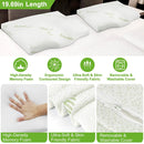 Bamboo Memory Foam Sleep Pillow with Cervical Support by LJGDeals