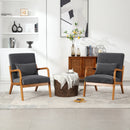Walker Edison | Modern Accent Chair with One Pillow