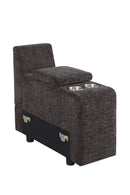 Nyeisha - Piece Upholstered Sofa & Chaise - Coffee by HouseOfZazla