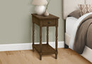 Accent End Table with 2 Tiers and Storage Drawer by HouseOfZazla