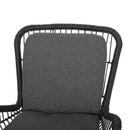 Outdoor Wicker Club Chair With Cushions (Set of 2) by HouseOfZazla