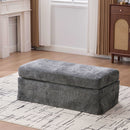 Ottoman Foot Stool With Metal Legs by Unique Piece Furniture