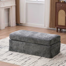 Ottoman Foot Stool With Metal Legs by Unique Piece Furniture
