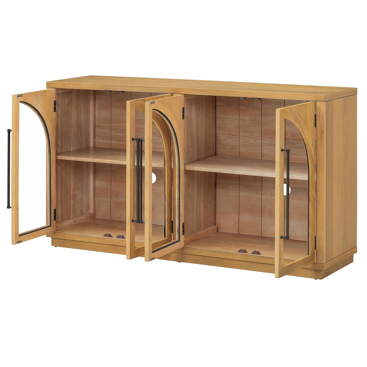 TREXM 4-Door Large Storage Sideboard Buffet Cabinet, photo 6 of 10