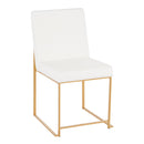 Fuji - Contemporary Stylish Frame, High Back Dining Chair (Set of 2) by HouseOfZazla