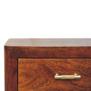 Luca Chestnut Nightstand With 3 Drawers