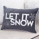Nneka Let It Snow Lumbar Pillow