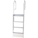 Retractable Dock Ladder, 4 Steps, Aluminum Alloy Swim Ladder by HouseOfZazla