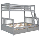 Bunk Bed With Ladders And 2 Storage Drawers by Unique Piece Furniture