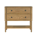 2 Drawer Accent Chest - Natural by HouseOfZazla