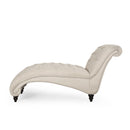 Chaise Lounge With Button Tufted Diamond Stitch by HouseOfZazla