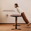 Solid Rubberwood Electric Standing Desk