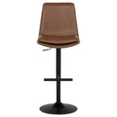 Eldridge Faux Leather Upholstered Adjustable Bar Stool Coffee