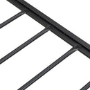 Modern Bed Frame With LED Lights, Upholstered Headboard, USB Charging by HouseOfZazla