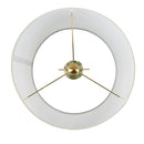 Faceted Green Glass Table Lamp
