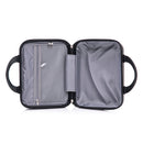 4-Piece Luggage Set with Cosmetic Case in Blue