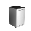 Storage Cabinet Stainless Steel Outdoor Kitchen Islands Left Open by HouseOfZazla