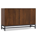 Banting - 3 Door Sideboard Buffet With Adjustable Shelves - Natural Walnut by HouseOfZazla