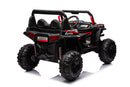12V7A*2 30W*4 Four-Wheel Drive Seat One Button Start, Forward And Backward, High And Low Speed, Music, Front Light, Power Display, Two Doors Can Open, 2.4G R / C, Seat Belt Four Wheel Absorber by HouseOfZazla