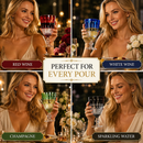 Crystal Italian Multicolor Design Cups -Set of 4