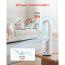 Bladeless Tower Fan, 80° Oscillating Standing Fan with Remote by HouseOfZazla