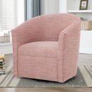 Lainey - Swivel Barrel Chair With 360 Degree Rotation by HouseOfZazla
