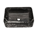 Rectangular Vessel Bathroom Sink - Black / Gray by HouseOfZazla