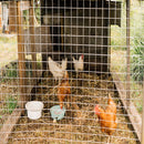 Wire Mesh Fence Roll 60in x 50ft, 1/2in x 1/2in 19GA Galvanized Steel Poultry Netting by HouseOfZazla