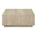 Deon Travertine Table - Beige by HouseOfZazla