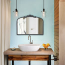 Arch Mirror, Baroque Inspired Wall Decor For Bathroom, Bedroom, Living Room by Unique Piece Furniture