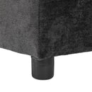 85.4' Sectional Sofa Modular Sofa U-shaped Sofa Couch Sofa Bed L-shaped Sofa with a Movable Ottoman and Two USB Ports for Living Room, Black