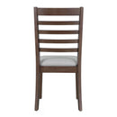 Upholstered Armless Chairs With High Ladder Back