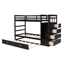 Bunk Bed With Trundle And Staircase