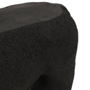 MGO Bear Bench, Concrete Outdoor Bench, Matte Black