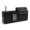 6-Burner Stainless Steel Propane Gas Outdoor Kitchen Barbecue Island Grill by HouseOfZazla