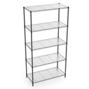 5 Tier Shelf Wire Shelving Unit - 5T-1636-B-LKJ, 72H