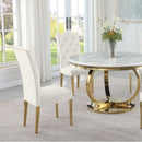 Modern Design Upholstered Dining Chair (Set of 2)