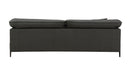 Tadi - Top Grain Leather Loveseat - Black