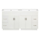 Bathroom Vanity With 2 Doors, 2 Drawers, Adjustable Shelf, Hidden Slides & Soft Close Hinges