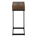 Accent Table, C - Shaped Contemporary Elegant Desig