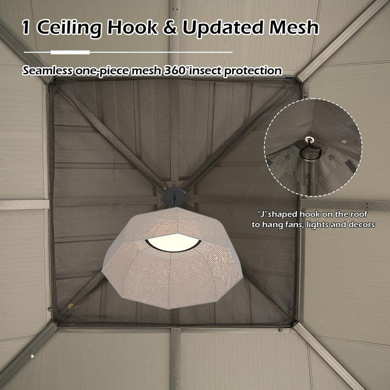12'x12' Hardtop Gazebo with Resin Roof, photo 6 of 10