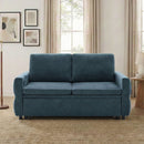 Convertible Sofa Bed Loveseat With Adjustable Backrest And USB Ports by HouseOfZazla